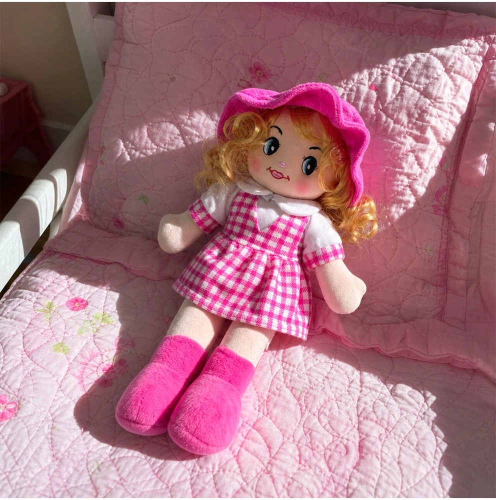 Malplay Minkštas žaislas Skudurinė lėlė Zofia, 35 cm