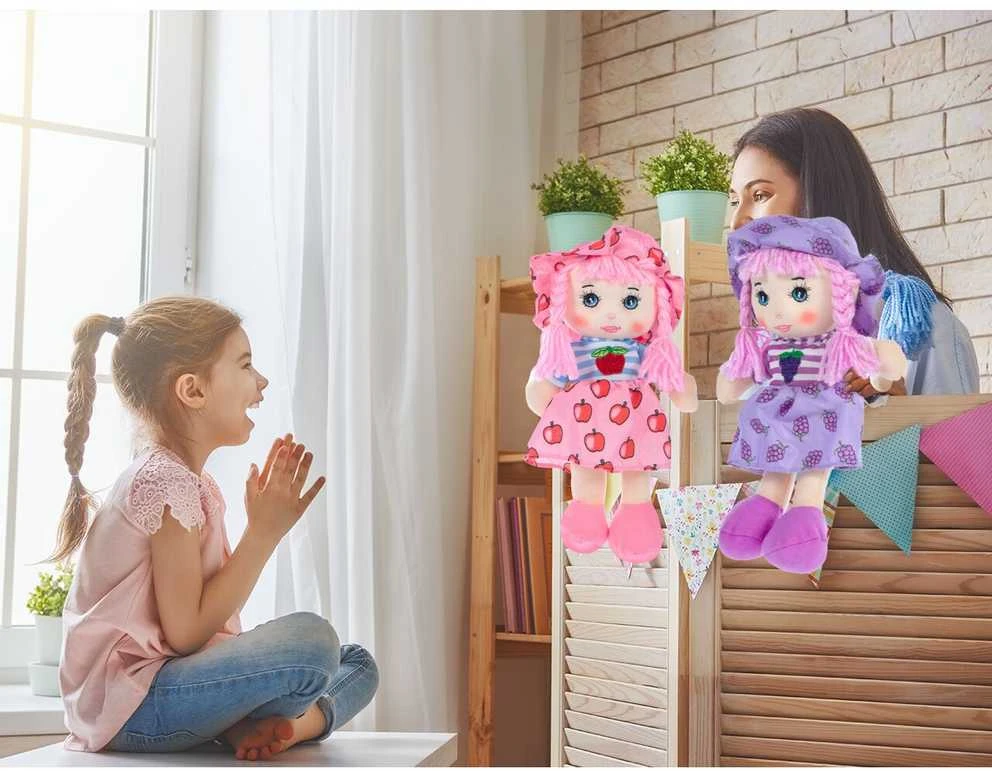 Malplay Minkštas žaislas Skudurinė lėlė Marysia, 25 cm