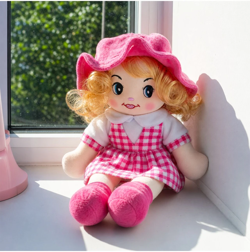 Malplay Minkštas žaislas Skudurinė lėlė Zofia, 35 cm