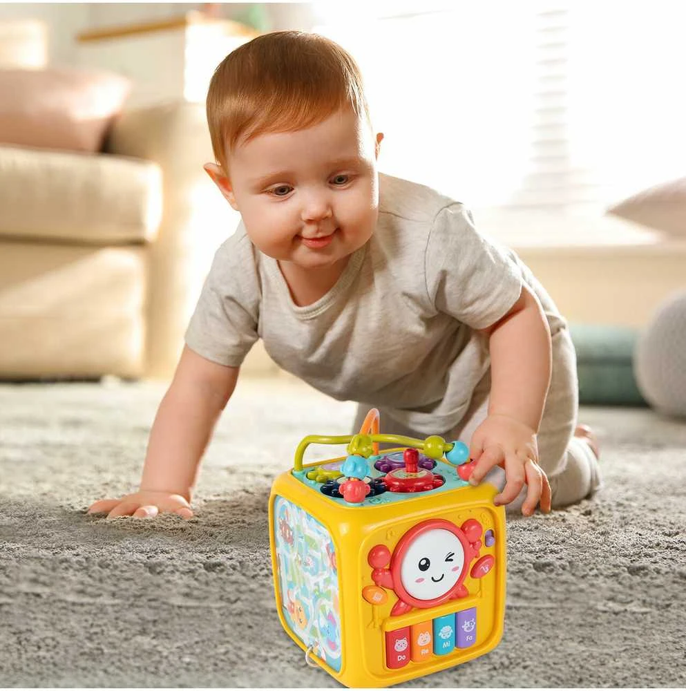 Malplay Montessori lavinamasis muzikinis kubas