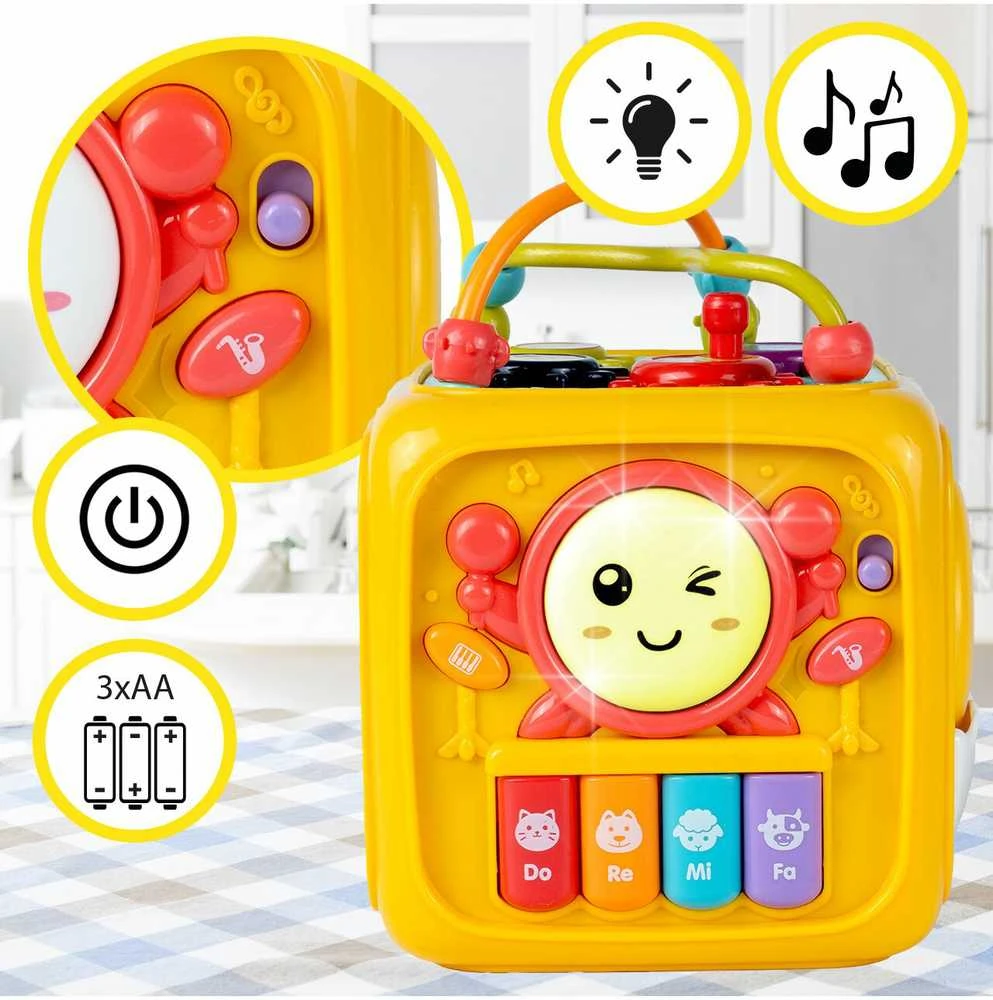 Malplay Montessori lavinamasis muzikinis kubas