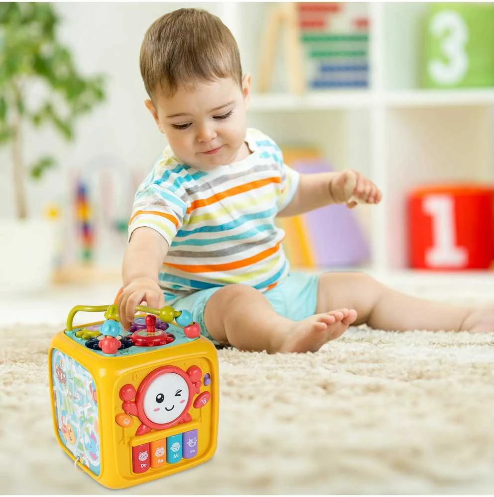 Malplay Montessori lavinamasis muzikinis kubas