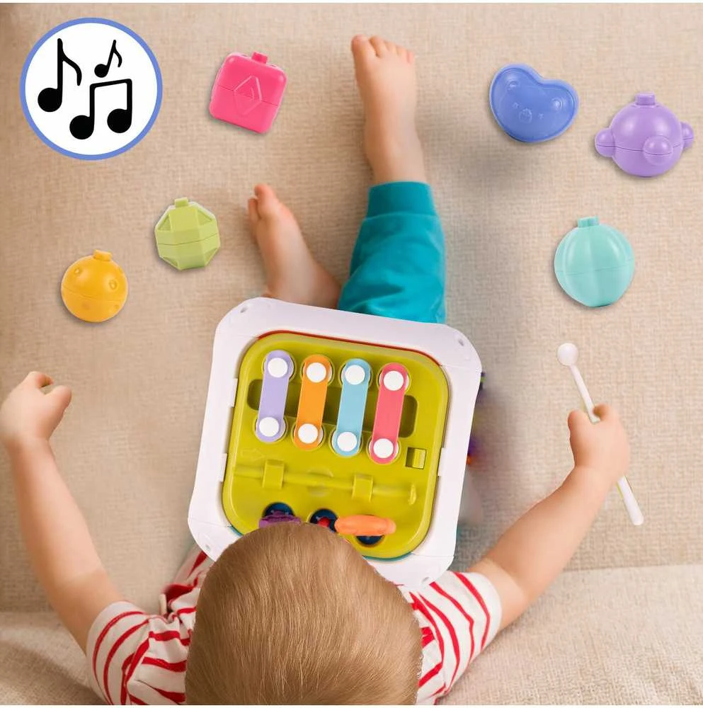 Malplay Montessori rūšiavimo kubas 7 in1