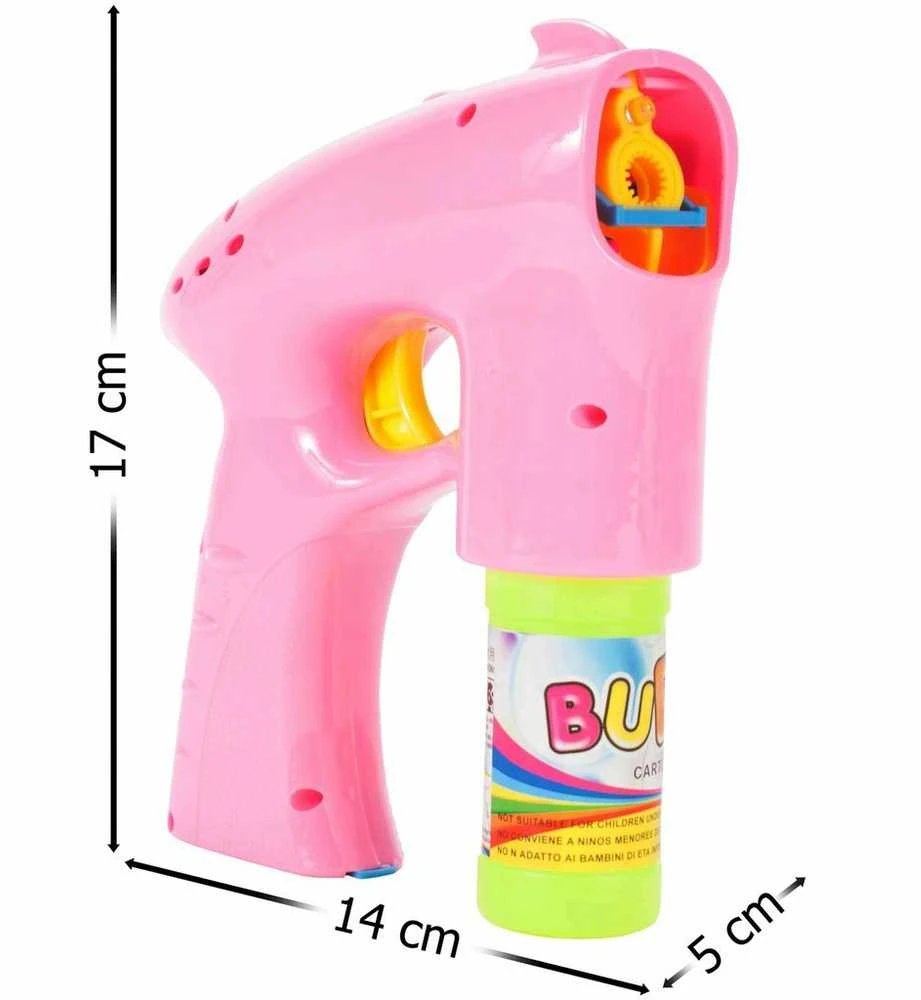 Malplay Muilo burbulų gaminimo aparatas Pistoletas + 2 buteliukai skysčio