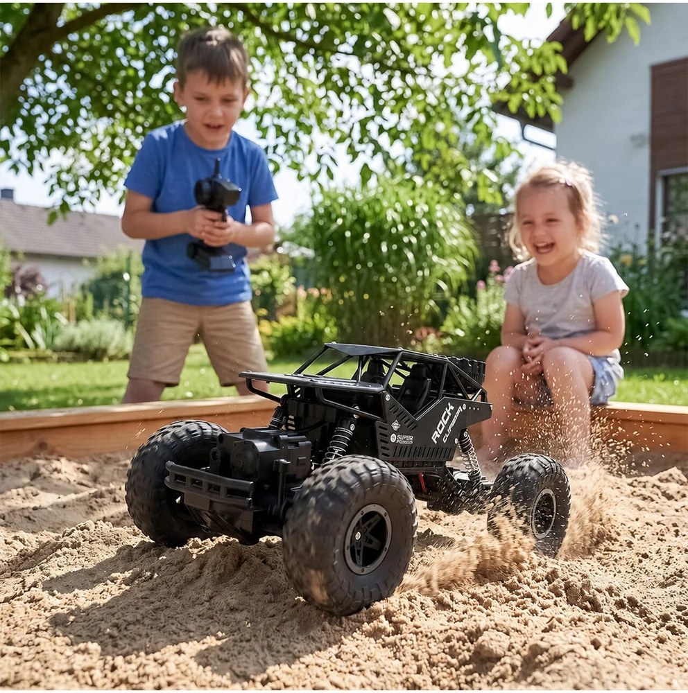 Malplay Nuotoliniu būdu valdoma 4x4 baterija varoma visureigė transporto priemonė