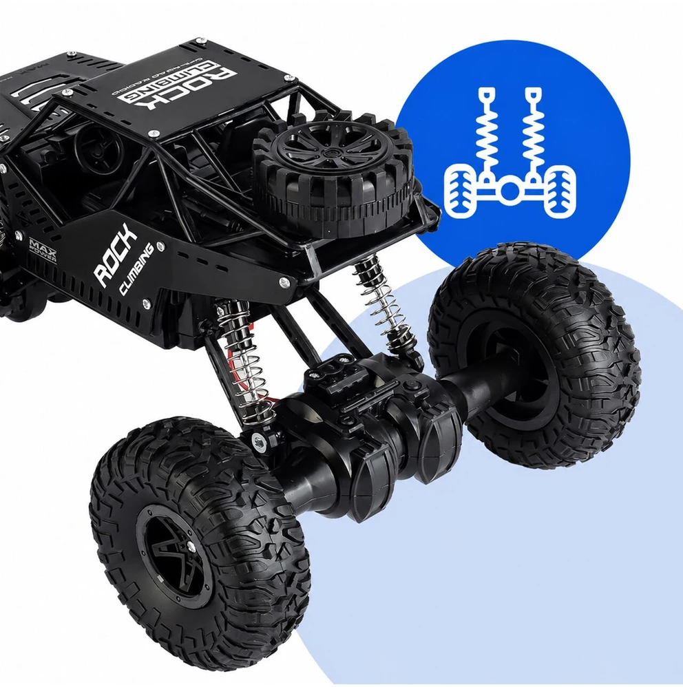 Malplay Nuotoliniu būdu valdoma 4x4 baterija varoma visureigė transporto priemonė