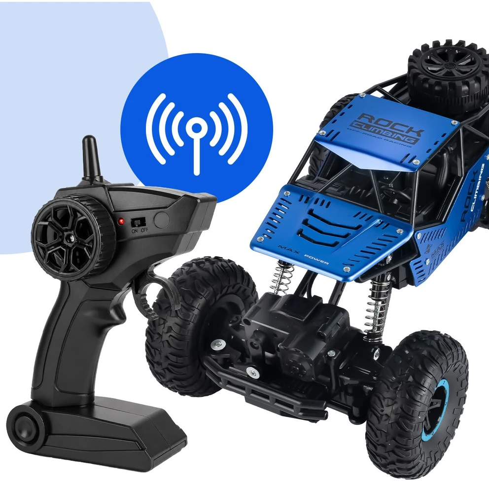 Malplay Nuotoliniu būdu valdoma 4x4 baterija varoma visureigė transporto priemonė