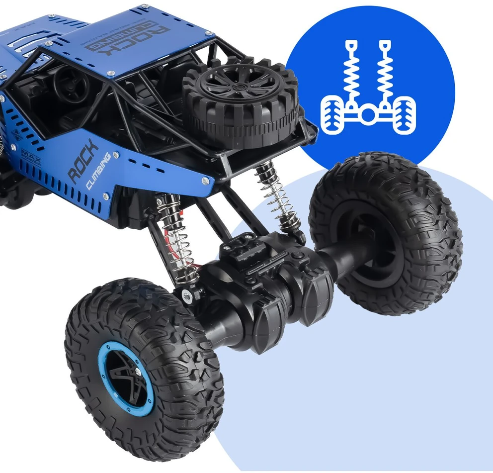 Malplay Nuotoliniu būdu valdoma 4x4 baterija varoma visureigė transporto priemonė