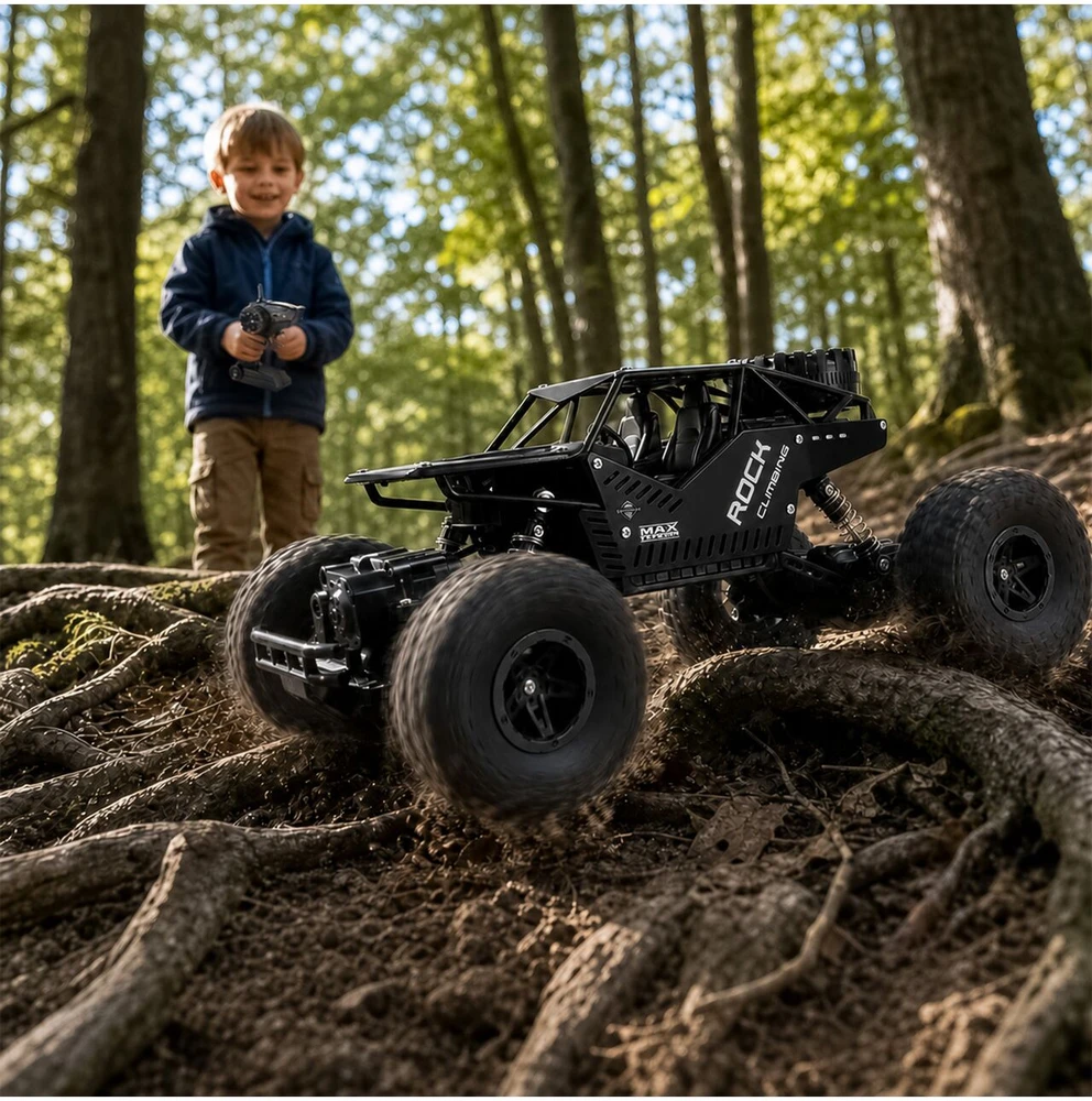 Malplay Nuotoliniu būdu valdoma 4x4 baterija varoma visureigė transporto priemonė