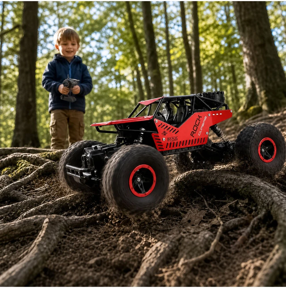 Malplay Nuotoliniu būdu valdoma 4x4 baterija varoma visureigė transporto priemonė