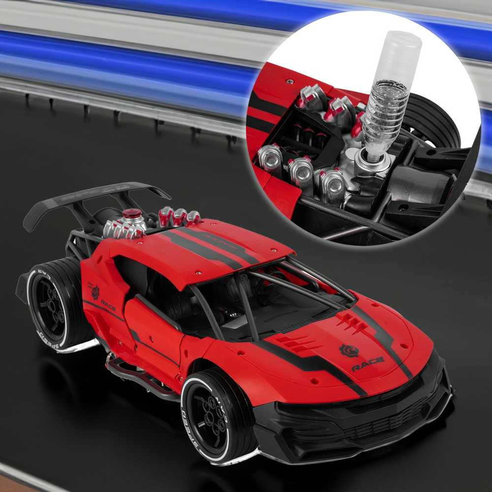 Malplay Nuotoliniu būdu valdomas automobilis skleidžiantis dūmus, RC