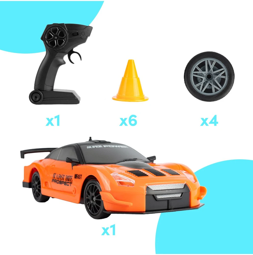 Malplay Nuotoliniu būdu valdomas automobilis RC Drift 4x4