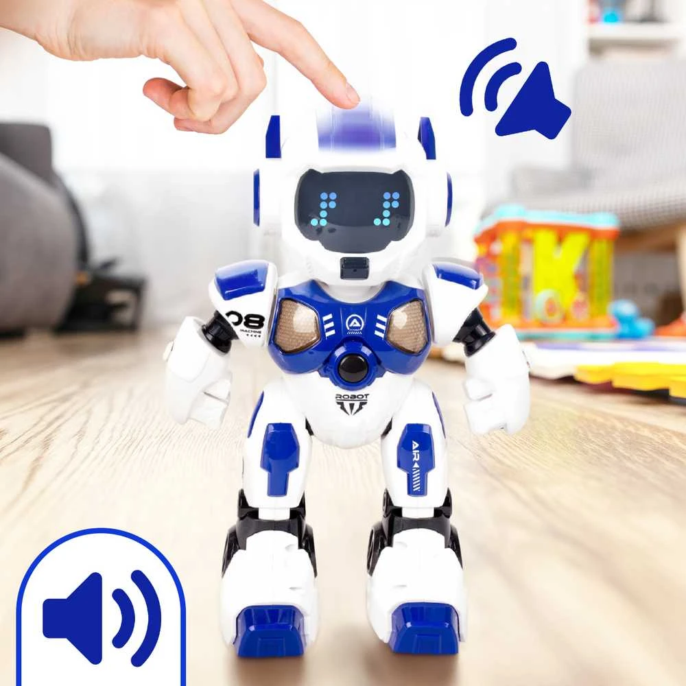 Malplay Interaktyvus Robotas, nuotoliniu valdymo pultu valdomas, šokantis ir šaudantis