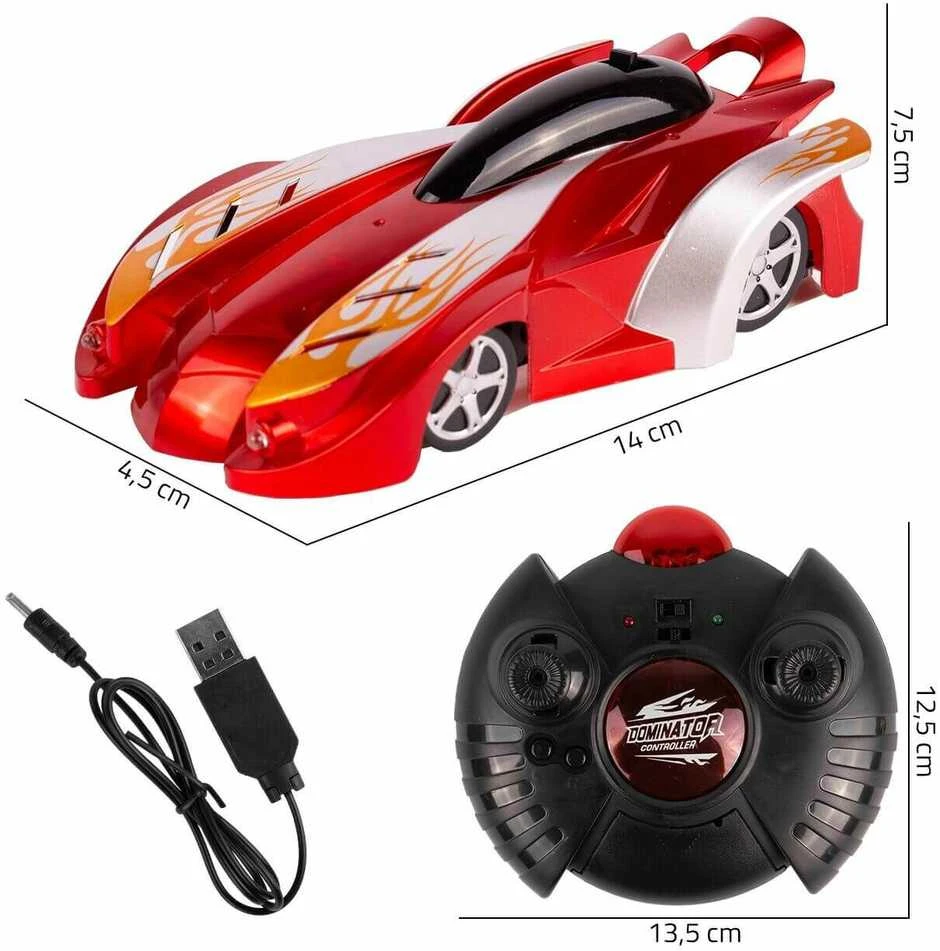 Malplay Nuotoliniu būdu valdomas lenktyninis automobilis važiuojantis ant sienų, RC