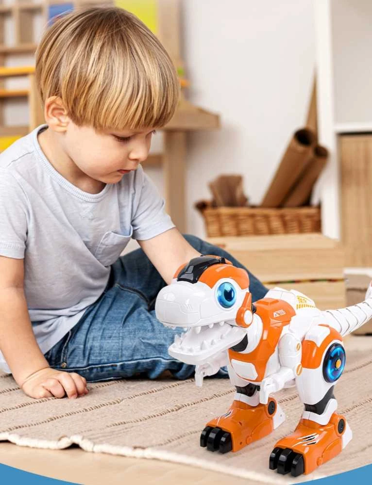 Malplay Nuotoliniu būdu valdomas programuojamas dinozauras - robotas