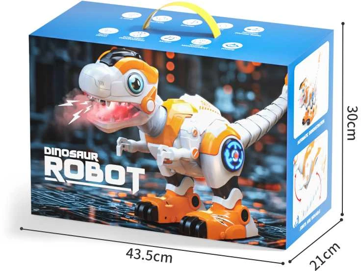 Malplay Nuotoliniu būdu valdomas programuojamas dinozauras - robotas