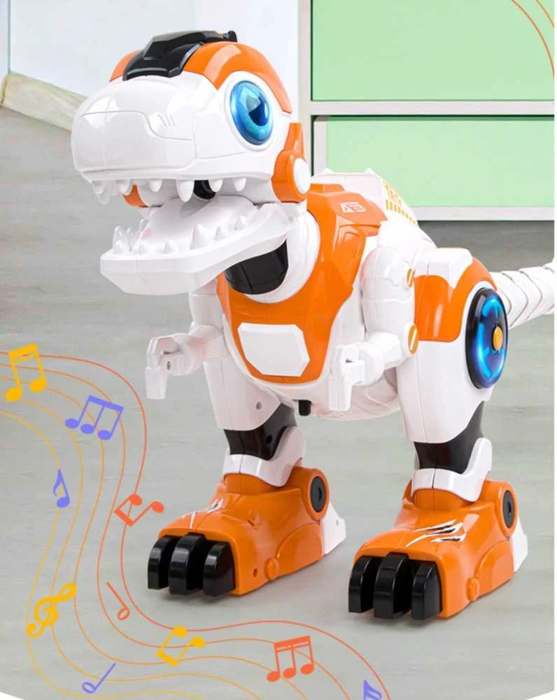 Malplay Nuotoliniu būdu valdomas programuojamas dinozauras - robotas