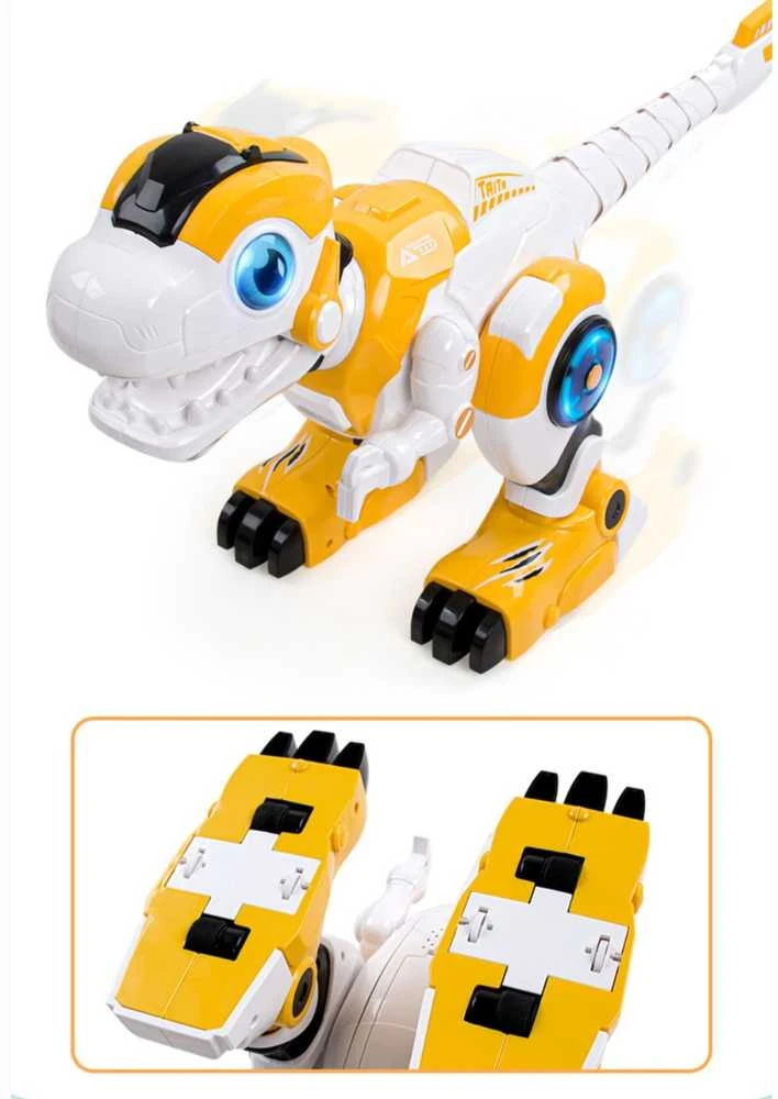 Malplay Nuotoliniu būdu valdomas programuojamas dinozauras - robotas