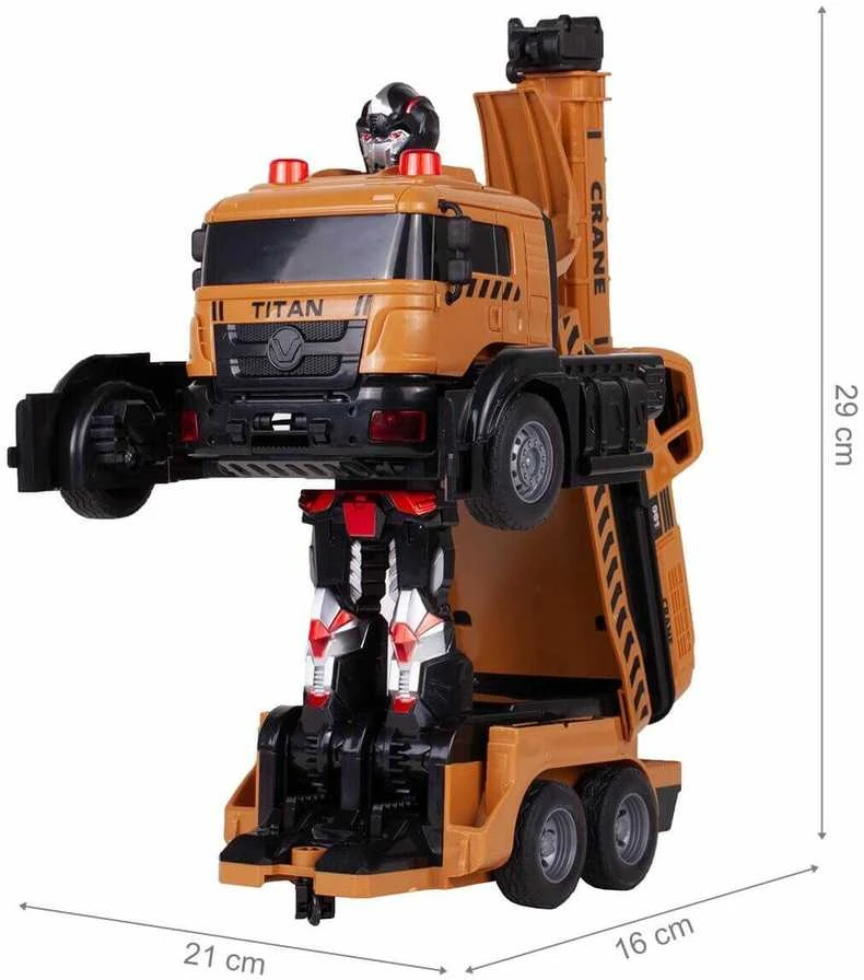 Malplay Nuotoliniu būdu valdomas statybinis kranas transformeris