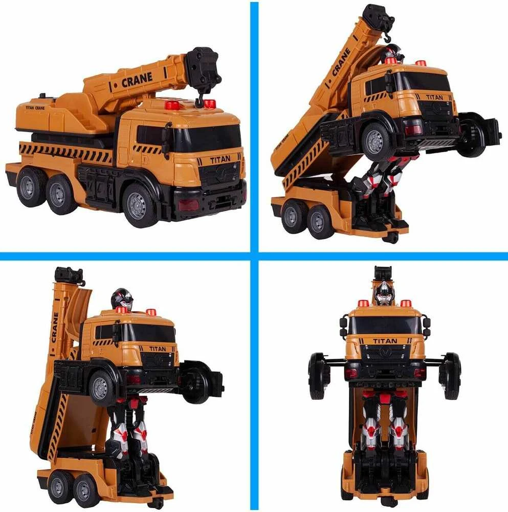Malplay Nuotoliniu būdu valdomas statybinis kranas transformeris