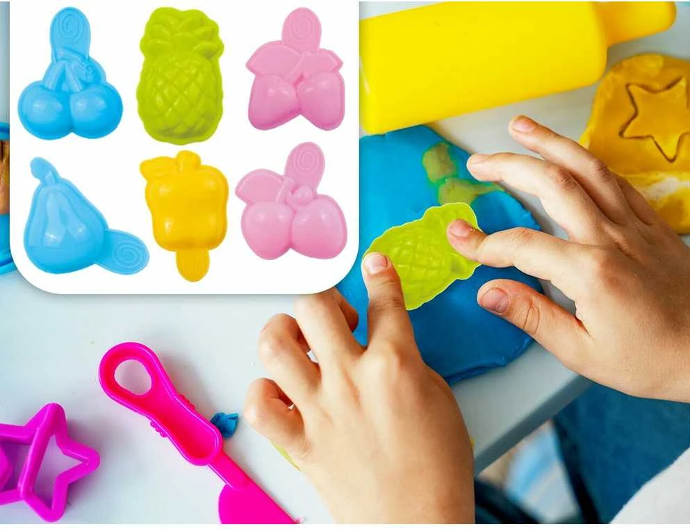 Malplay Modelino rinkinys su formelėmis 5 spalvos 10 formelių