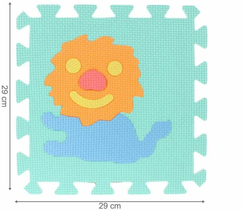Malplay Putplasčio dėlionė - kilimėlis 29x29 formos, 10 vnt.