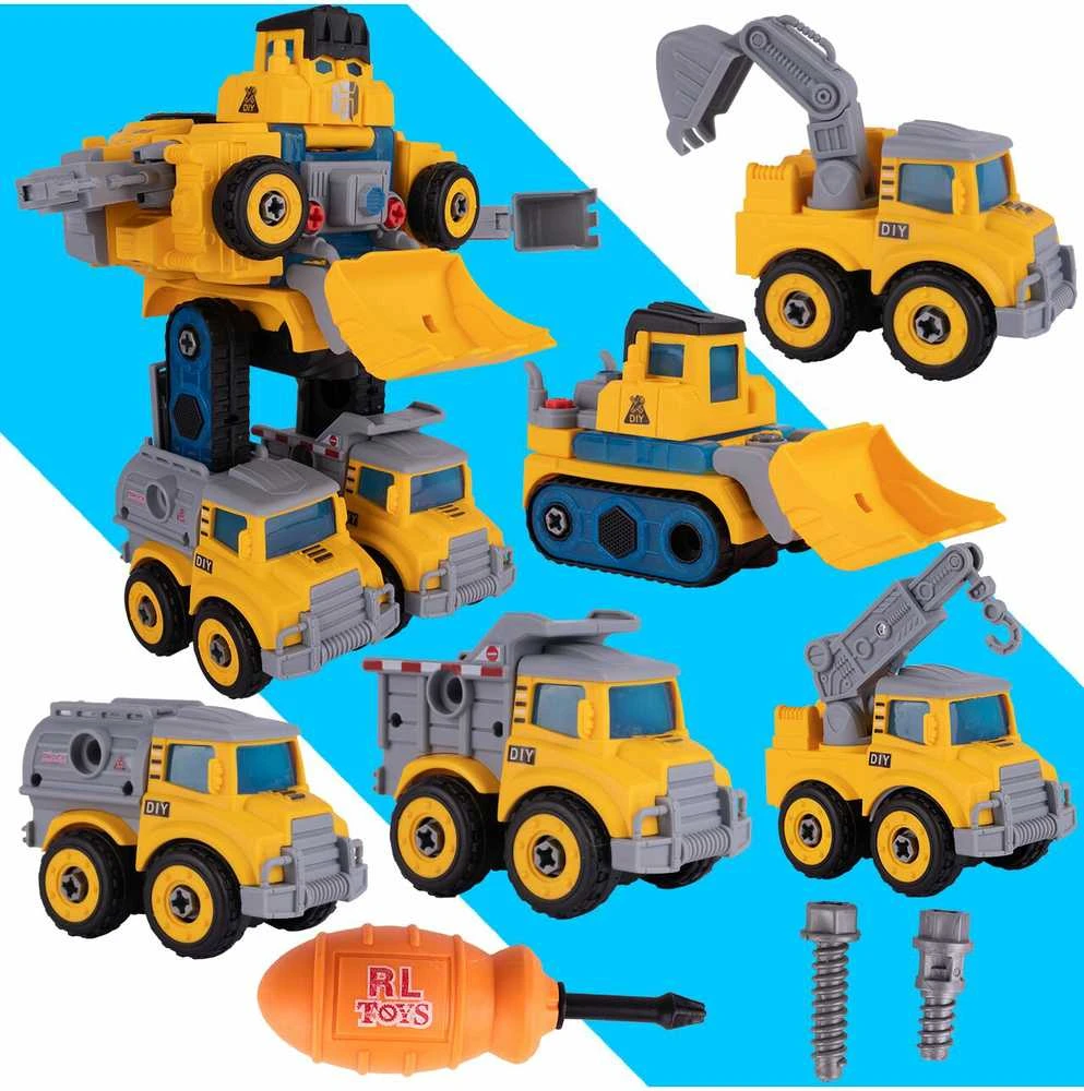 Malplay Robotas transformeris konstruktorius Automobiliai, 5in 1