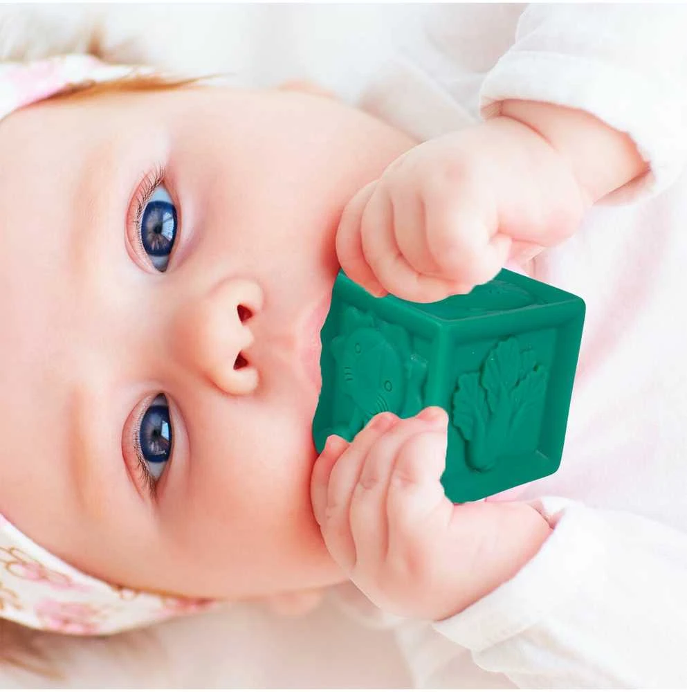 Malplay Sensorinės kaladėlės Pyramid Montessori Soft Creative, 12 vnt.