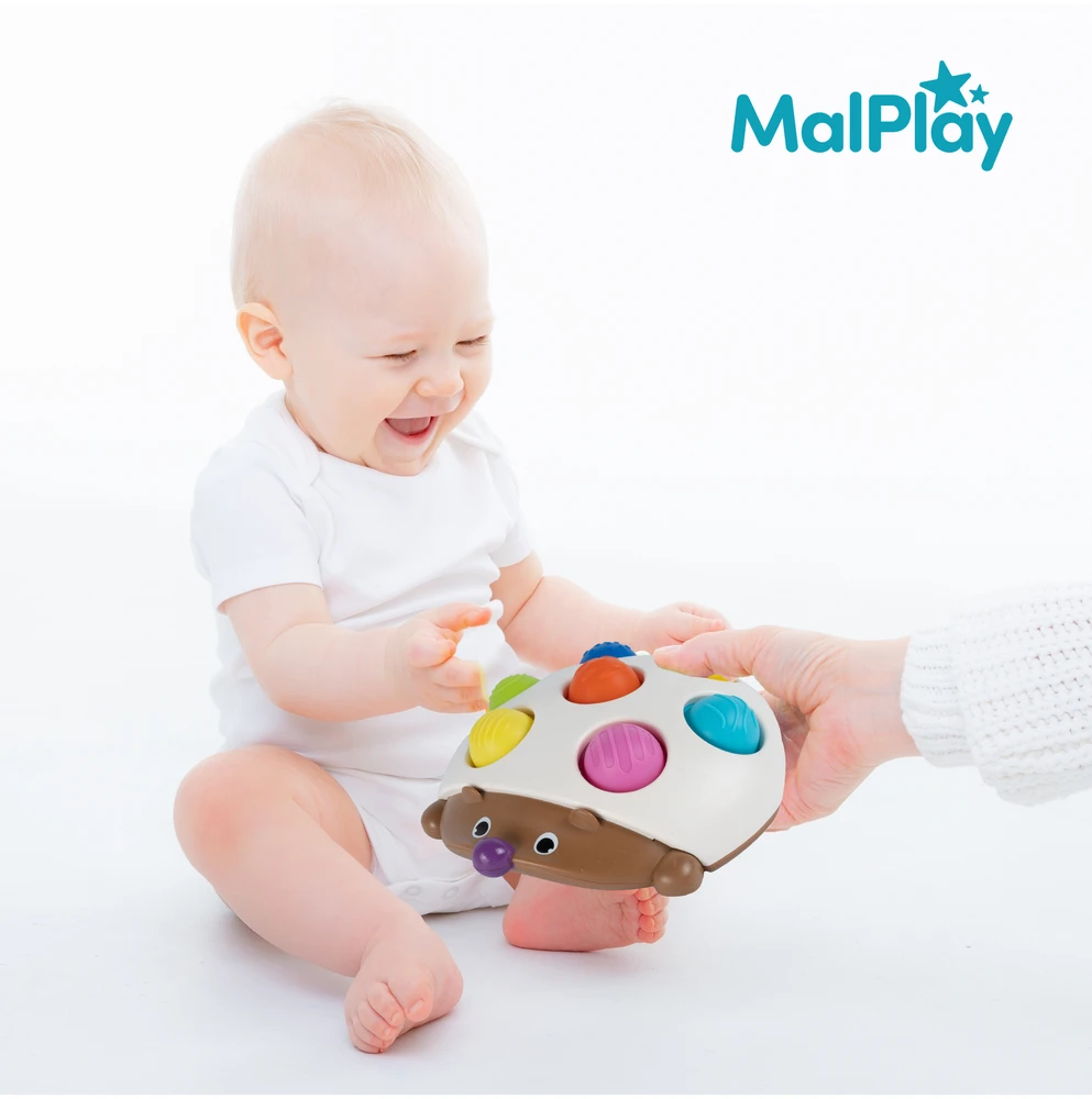 Malplay Sensorinis, antistresinis žaislas Spalvingas ežiukas Popit