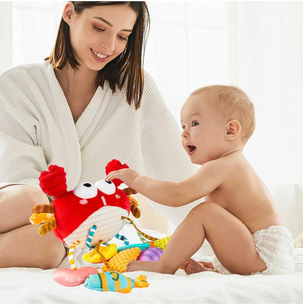 Malplay Sensorinis pakabinamas žaislas Krabas
