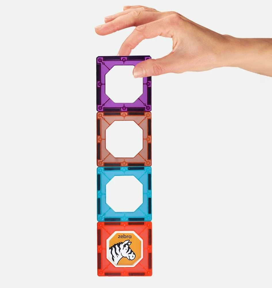 Malplay Šviečiantis magnetinis konstruktorius kamuoliukų trasa, 125 el.