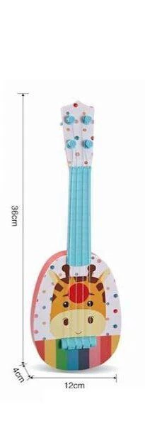 Malplay Vaikiška gitara 36 cm Žirafa