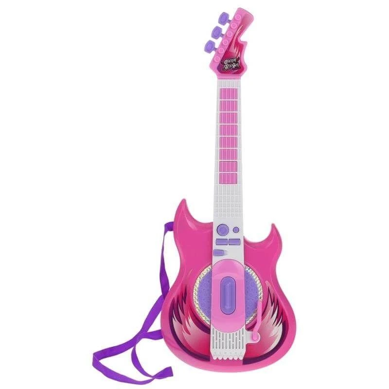 Malplay Vaikiška gitara su mikrofonu ant stovo