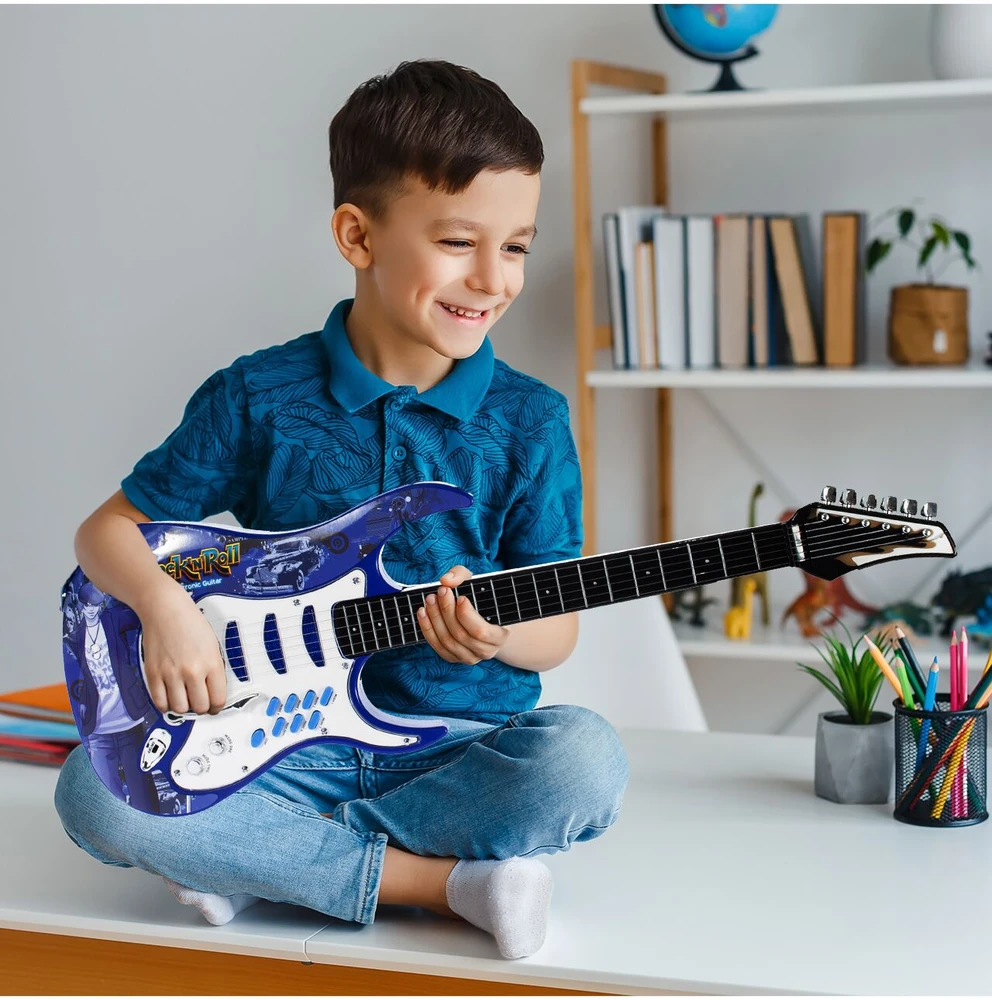 Malplay Vaikiška gitara su stiprintuvu ir mikrofonu