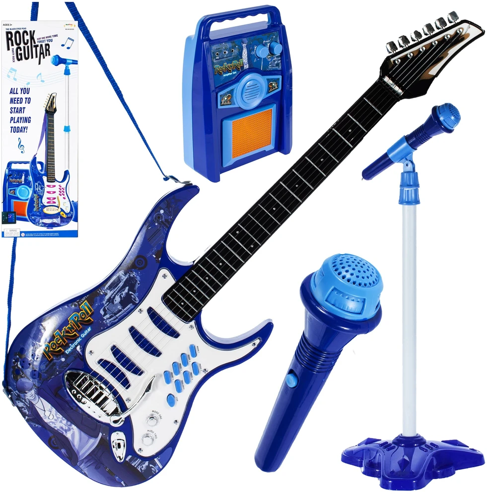 Malplay Vaikiška gitara su stiprintuvu ir mikrofonu