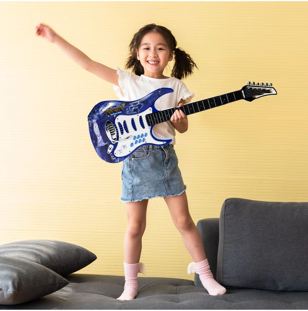 Malplay Vaikiška gitara su stiprintuvu ir mikrofonu