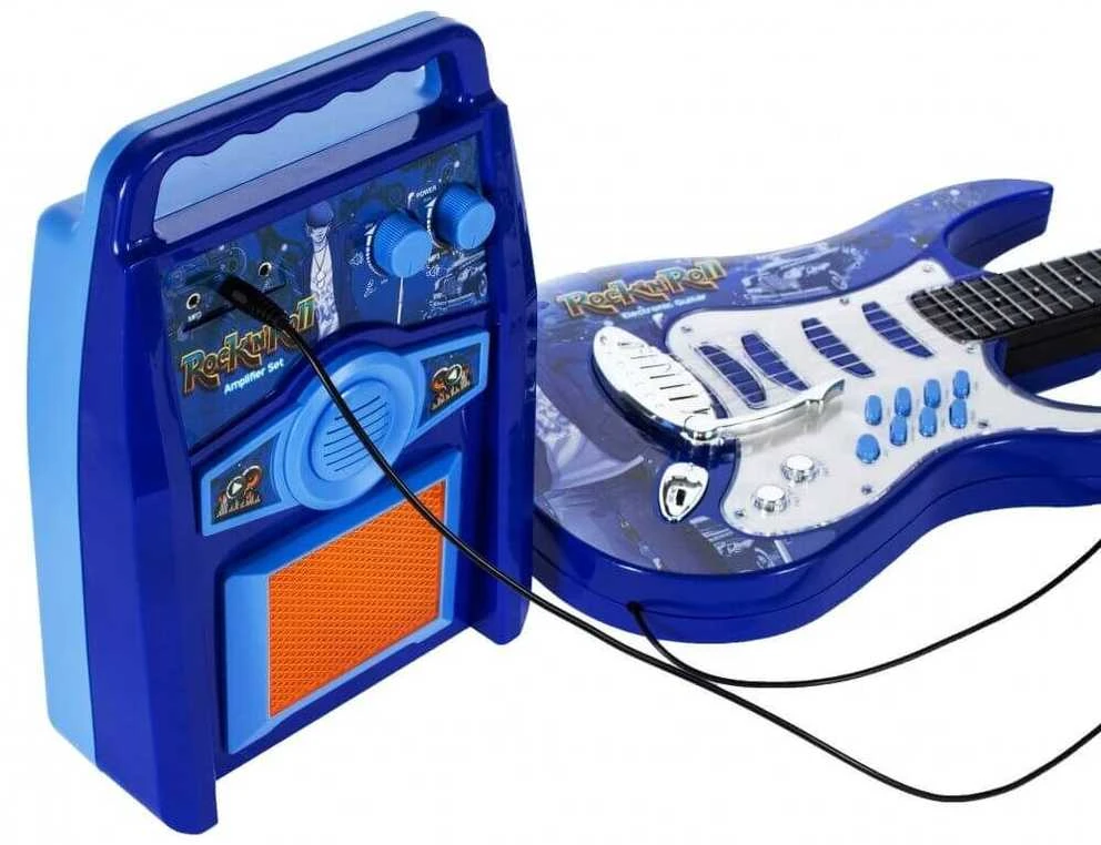 Malplay Vaikiška gitara su stiprintuvu ir mikrofonu