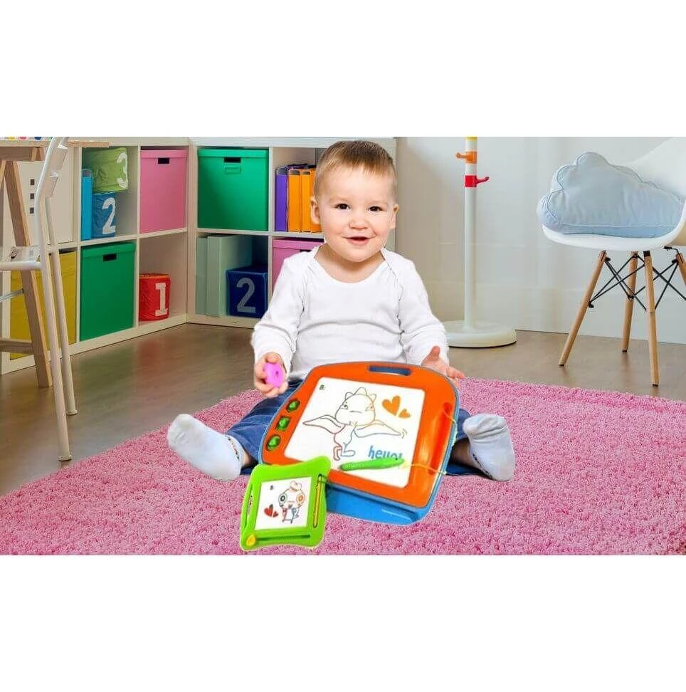 Malplay Vaikiška magnetinė piešimo lenta 2in 1