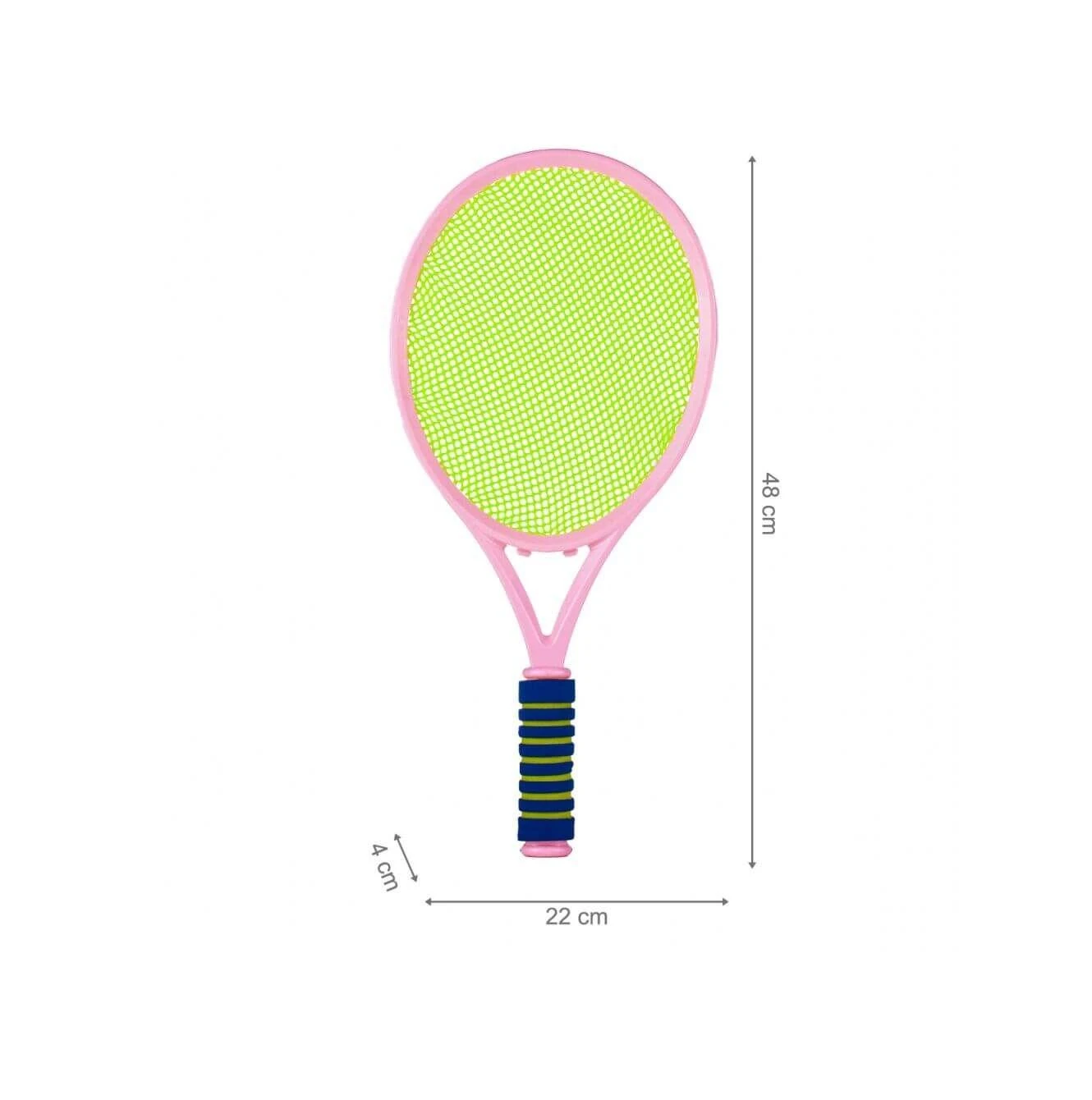 Malplay Vaikiška mini badmintono teniso raketė + kamuoliukų rinkinys