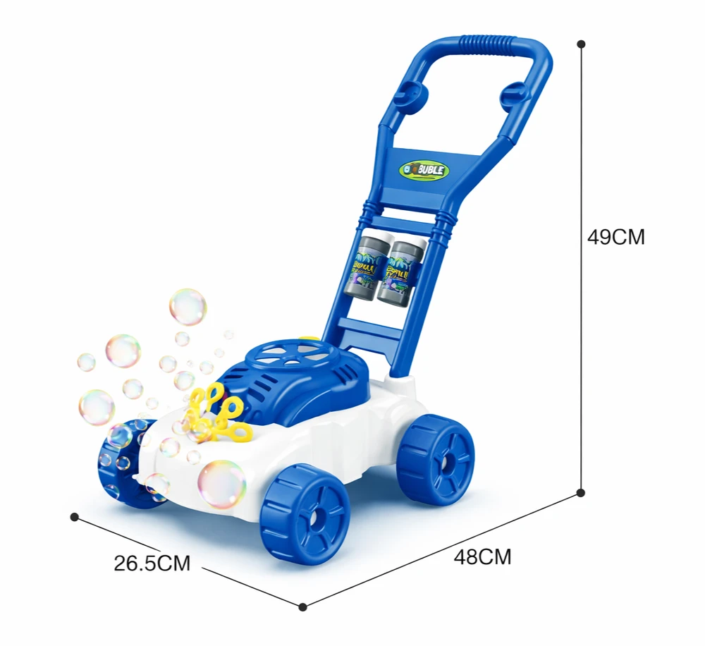 Malplay Vaikiška muilo burbulų žoliapjovė „Bubbles Power Mower“ – smagus žaidimas lauke