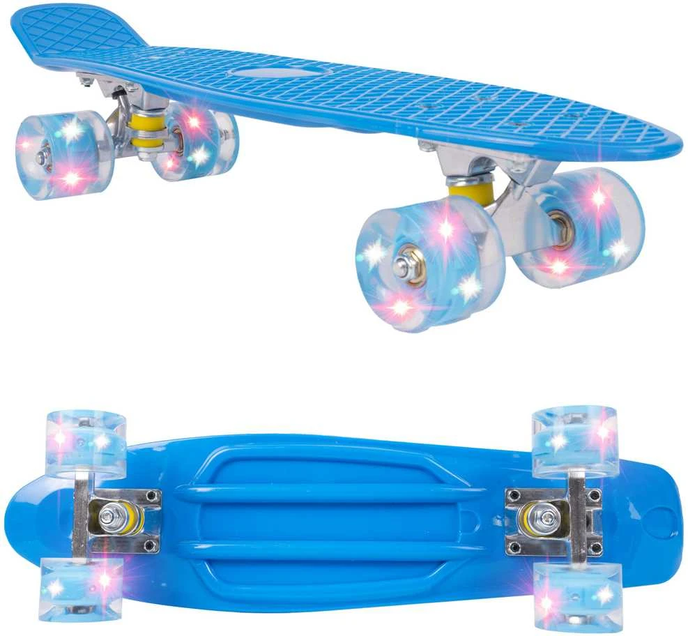 Malplay Vaikiška riedlentė su šviečiančiais LED ratais, 56x15cm