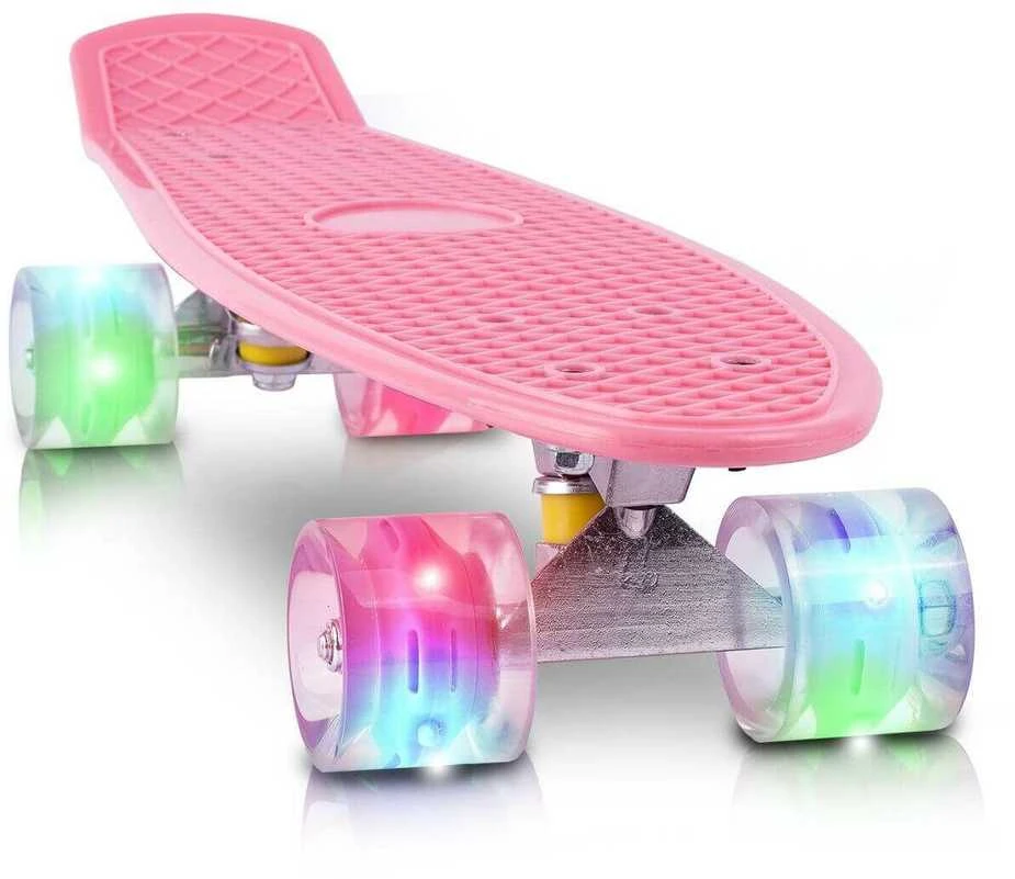 Malplay Vaikiška riedlentė su šviečiančiais LED ratais, 56x15cm
