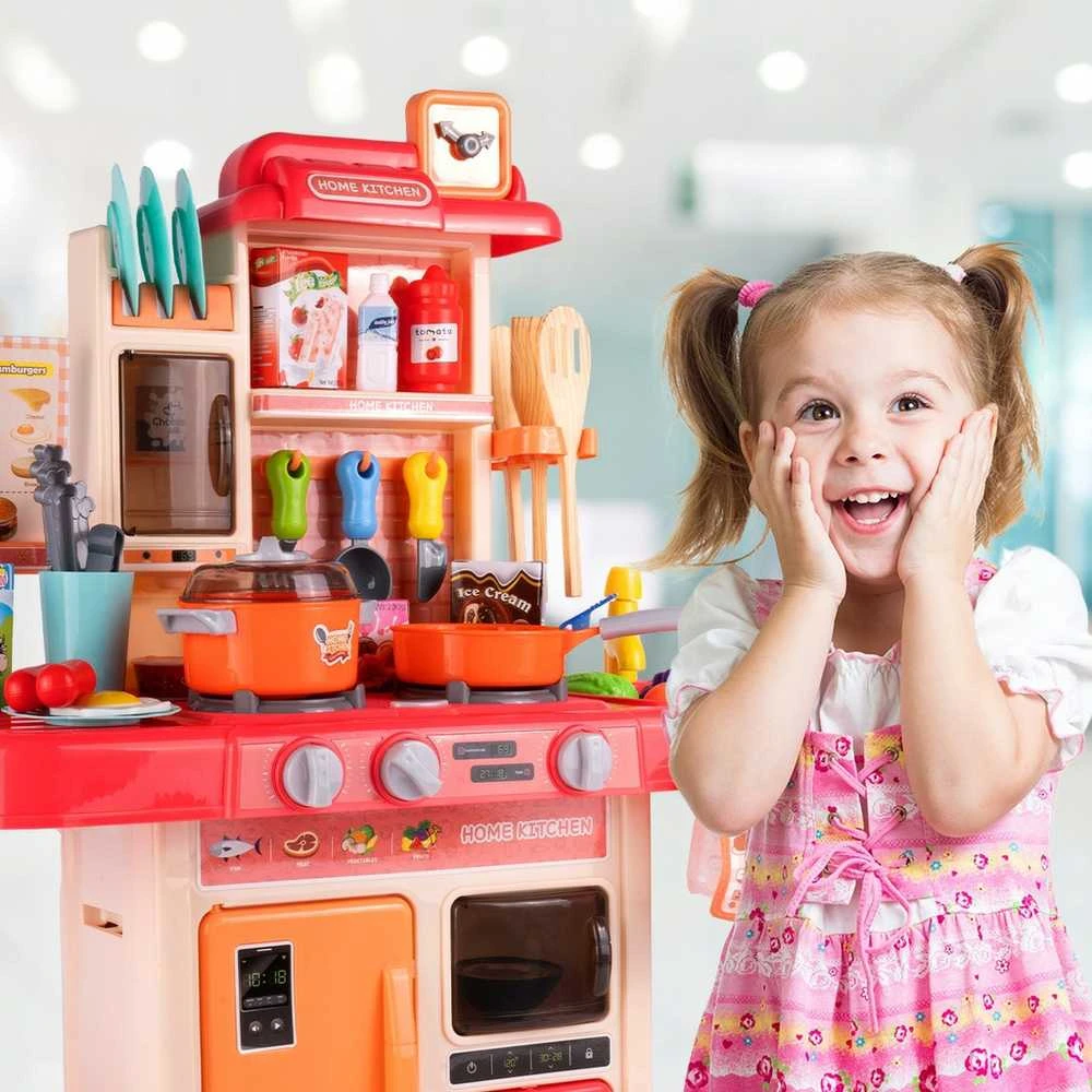 Malplay Vaikiška virtuvė su šviesa ir garsu + produktais, 42 vnt