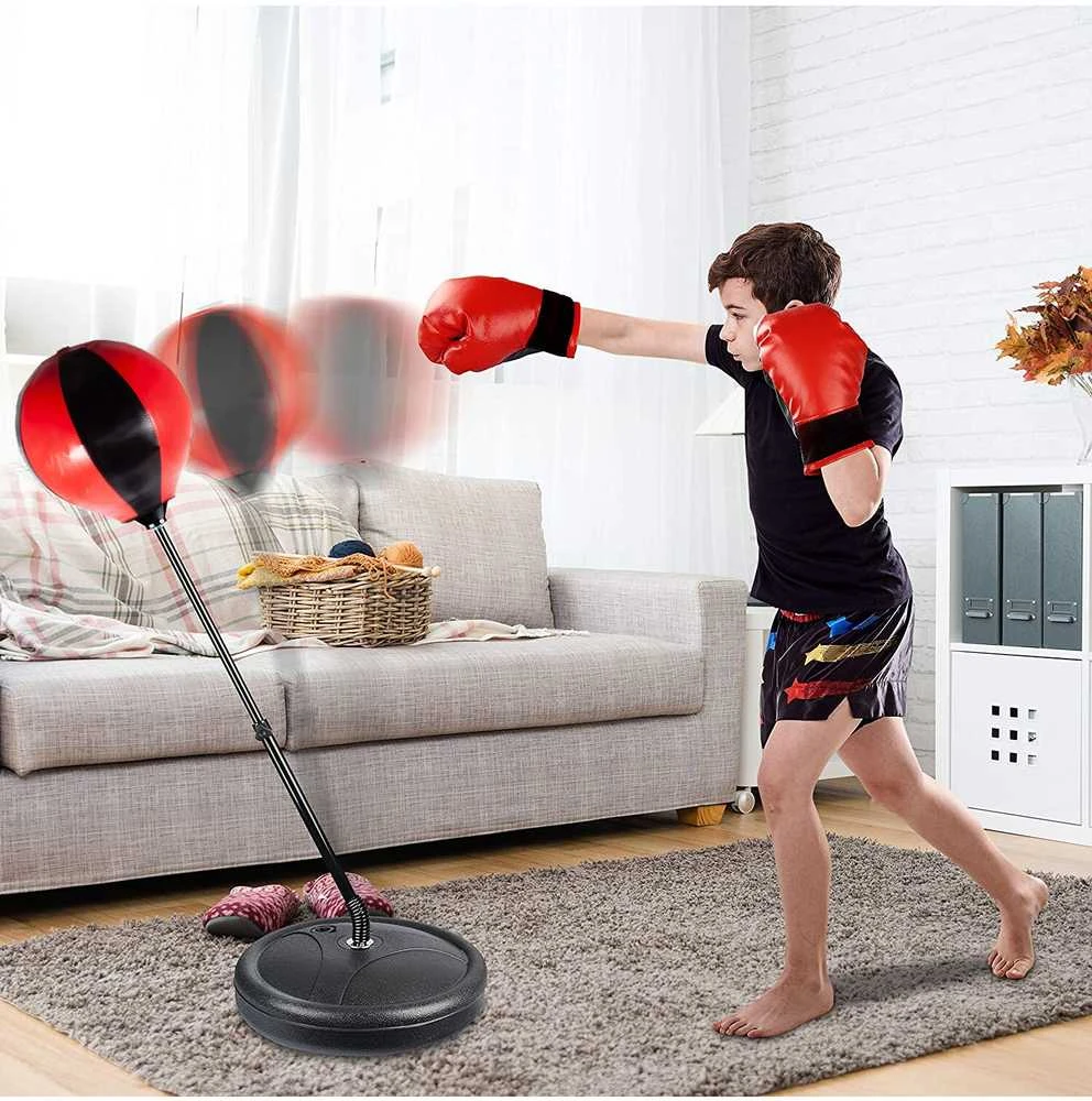 Malplay Vaikiškas bokso rinkinys, 125 cm, Raudona