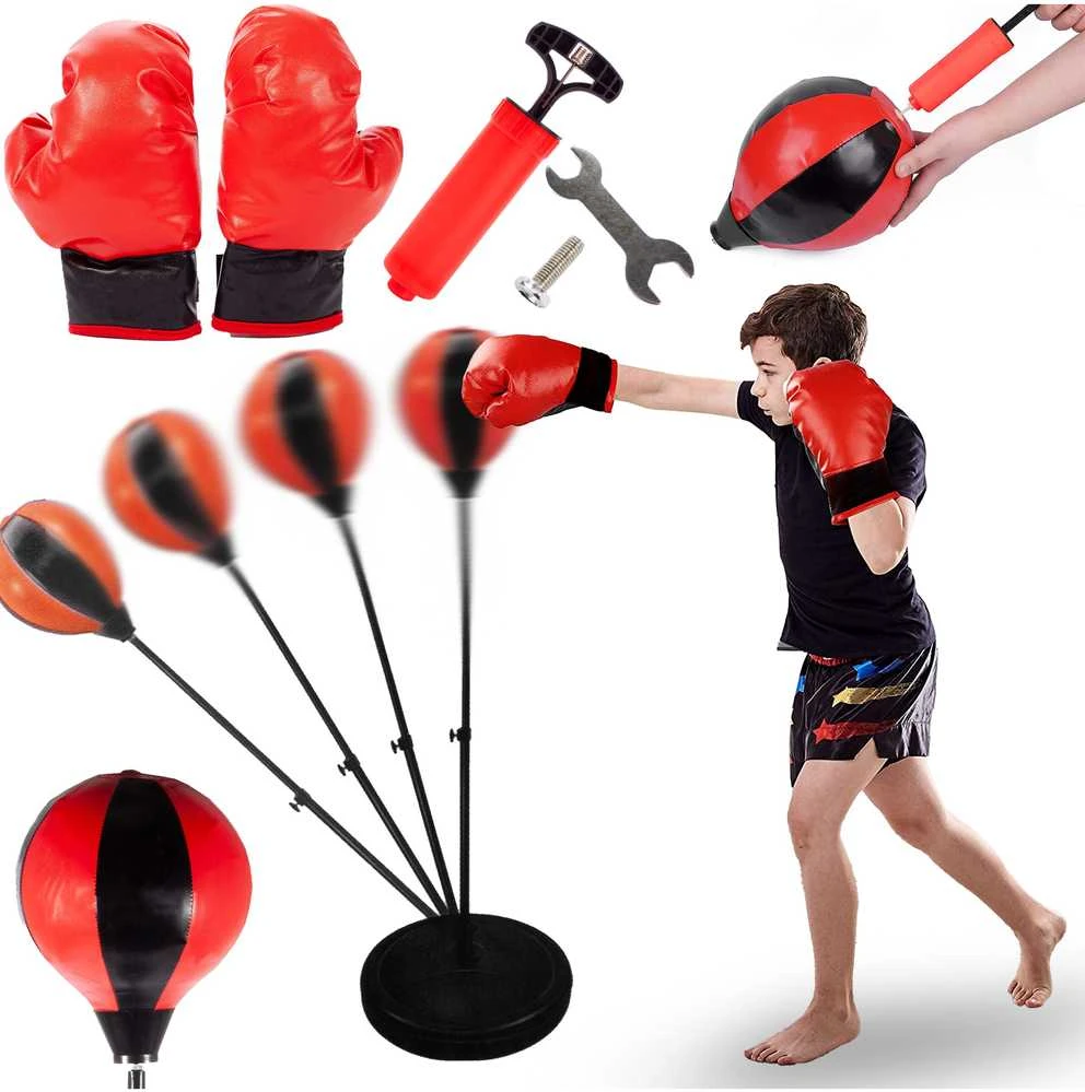 Malplay Vaikiškas bokso rinkinys, 125 cm, Raudona