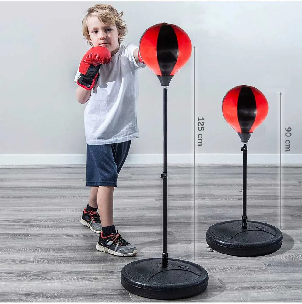 Malplay Vaikiškas bokso rinkinys, 125 cm, Raudona