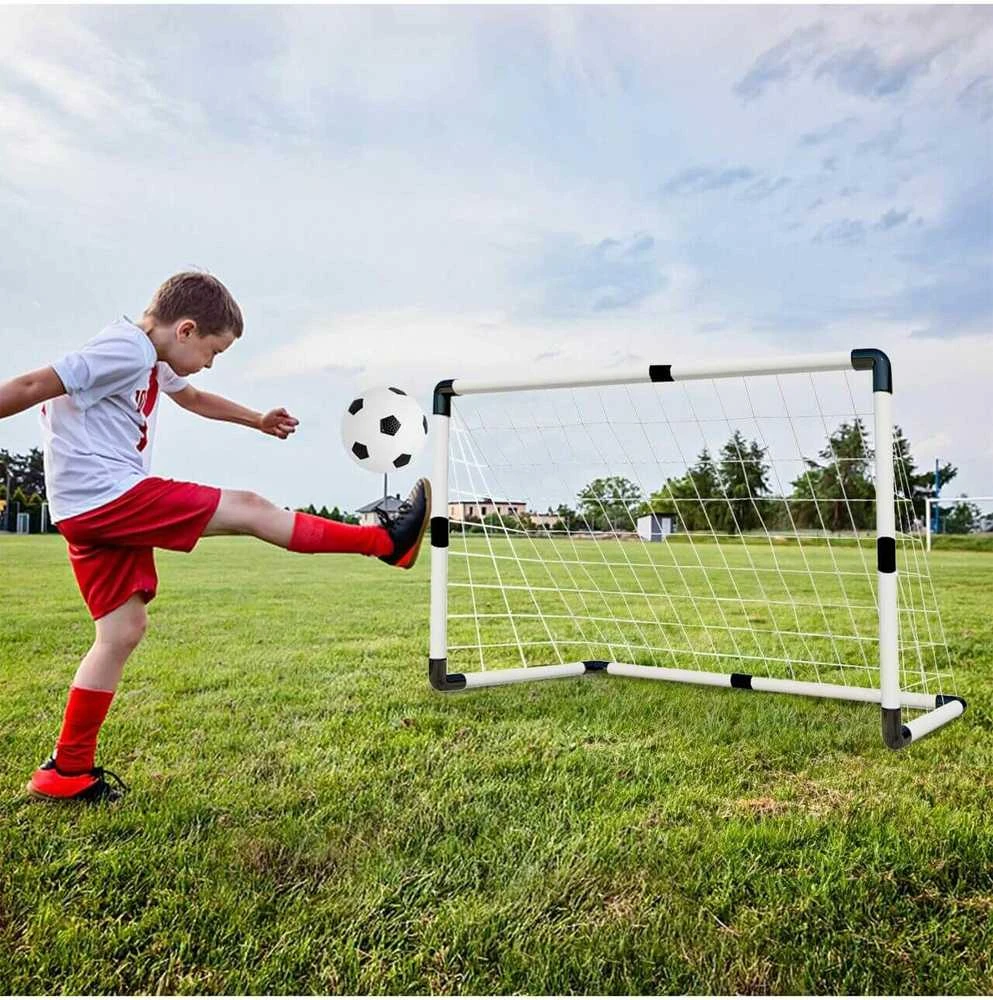 Malplay Vaikiškas futbolo vartų komplektas 2in 1