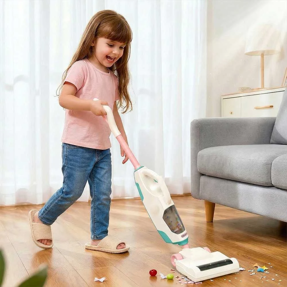 Malplay Vaikiškas dulkių siurblys 2 in 1 su garso efektais
