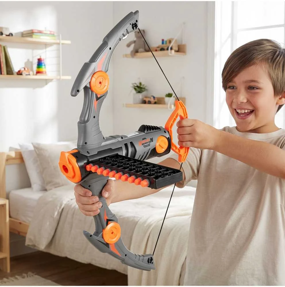 Malplay Vaikiškas lankas arbaletas su putplasčio strėlėmis, „Warrior Archer“, 12 dalių