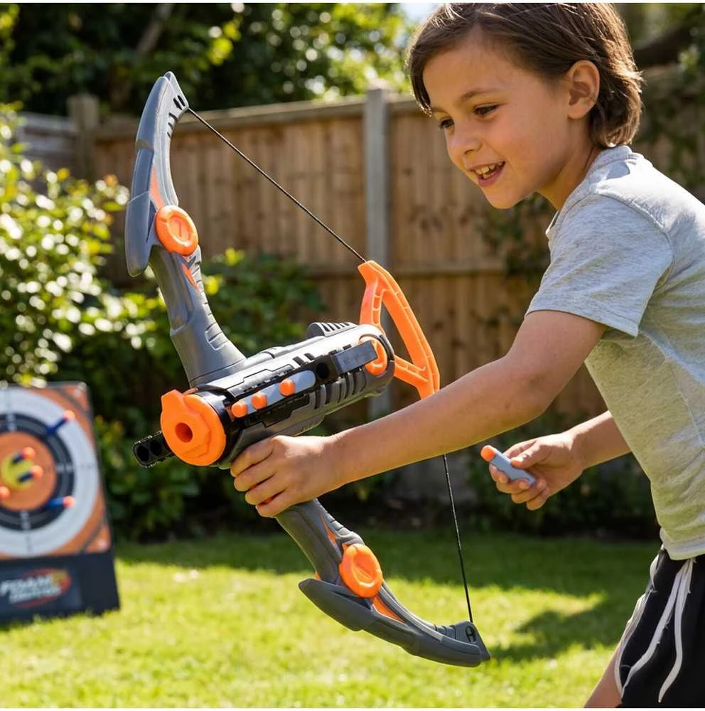 Malplay Vaikiškas lankas arbaletas su putplasčio strėlėmis, „Warrior Archer“, 12 dalių
